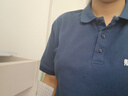 藍(lán)之旺 涼感T恤定制工作服印logo夏季冰絲短袖polo企業(yè)文化衫訂做衣服 A款【190g冰絲涼感】藏青色 L 曬單實(shí)拍圖