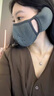樂(lè )淇萊冬保暖口罩二合一防寒防風(fēng)男女立體搖粒絨騎行護耳面罩2025新款 黑色一個(gè) 曬單實(shí)拍圖