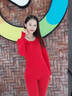 浪莎本命年大紅色保暖內衣套裝100%純棉女秋冬季秋衣秋褲新年馬年禮物 純棉4件套1秋衣1長(cháng)褲1內褲1襪 L /165 曬單實(shí)拍圖