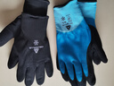 代爾塔 秋冬防寒摩托車(chē)電瓶車(chē)騎行加厚保暖勞保手套 防低溫-30°耐磨防水201750 黑色 一副(2只) 曬單實(shí)拍圖