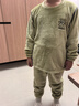 貓人兒童睡衣男童法蘭絨秋冬保暖家居服中大童男孩加厚加絨外穿套裝 曬單實(shí)拍圖