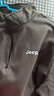 吉普（JEEP）衛衣男春秋季寬松立領(lǐng)長(cháng)袖T恤男士重磅潮流衣服男裝 軍綠 2XL  曬單實(shí)拍圖