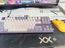 TickType機械鍵盤evo80三模2.4G藍牙HiFi客制化鋁坨坨鍵盤 陽極紫 三模淺淺奶軸（悶軸） 曬單實拍圖