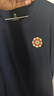 京東京造t恤男短袖男士t恤夏衣服男裝白小T男女 蘇超定制 藏藍(lán)色 L 曬單實(shí)拍圖
