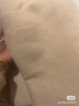 鄂爾多斯1980趙麗穎同款領(lǐng)獎秋冬羊絨水紋素色長款披肩圍巾男女保暖 淺原絨色 180cmX70cm 曬單實拍圖