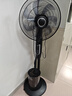 林邊噴霧風(fēng)扇家用加水落地扇大風(fēng)力智能負(fù)離子凈化加濕降溫商用水冷霧化扇臥室客廳加濕二合一電風(fēng)扇 黑色16寸智能遙控【5L水箱/夜燈】 曬單實(shí)拍圖