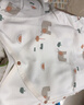 乖奇熊新生寶寶純棉連體包屁衣春秋季長(cháng)袖無(wú)骨睡衣嬰幼兒三角哈衣 卡其小狗 90cm 曬單實(shí)拍圖