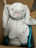 Jellycat害羞銀色邦尼兔動(dòng)物毛絨玩偶安撫送禮潮玩娃娃教師節生日禮物 銀色 Medium 曬單實(shí)拍圖