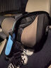 汽車(chē)車(chē)載便攜式兒童乘車(chē)出行isofix車(chē)載旅行安全座椅汽車(chē)用安全帶 天蘭色豪華款（插片） S碼（1-5歲） 曬單實(shí)拍圖
