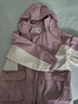 森馬（Semir）陳都靈|防護(hù)外套女中長款寬松撞色秋裝戶外通勤夾克101524109001 曬單實(shí)拍圖
