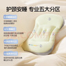 婧麒（JOYNCLEON）兒童枕頭1-3-6歲定型枕分區護頸神器吸汗成長(cháng)枕頭 藍 Jyp178139 曬單實(shí)拍圖
