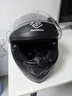 FASEED法賽德全盔摩托車(chē)頭盔男復古女機車(chē)街車(chē)跑車(chē)單鏡片3c認證四季816 啞黑（黃亦玫同款）送鏡片+防霧貼 L(57-58)頭圍 曬單實(shí)拍圖