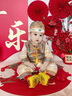 WVD國際品牌禮服唐裝春秋季套裝周歲服男女寶寶新中式嬰兒百天宴衣服春秋款宮廷龍紋套裝 春秋款宮廷66 曬單實(shí)拍圖