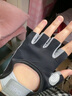 煦凜德國運動(dòng)健身手套男士透氣防起繭器械訓練防滑引體向上啞鈴鍛煉 灰色(輕薄運動(dòng))液體硅膠 無(wú)震感高回彈 S （手掌寬度6.5-8.1，偏小手掌選擇） 曬單實(shí)拍圖