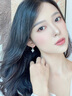 APM Monaco銀白色十字架不對(duì)稱(chēng)圈形耳環(huán)女2025年新款女士耳飾生日禮物 曬單實(shí)拍圖
