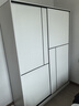 馨恒坊【包安裝】衣柜家用臥室出租房屋用小戶(hù)型推拉門(mén)簡(jiǎn)易儲物兩門(mén)柜子 暖白色 長(cháng)140cm高180cm 曬單實(shí)拍圖