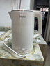 海爾（Haier）電熱水壺家用小型燒水壺304不銹鋼雙層防燙1.7升大容量HSK-K617WJ 曬單實(shí)拍圖