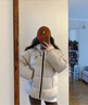 駱駝戶(hù)外長(cháng)面包羽絨服男女同款防風(fēng)防水蓄熱保暖抗靜電鴨絨外套 曬單實(shí)拍圖