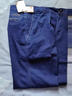 AEMAPE蘋(píng)果寬松牛仔褲男春秋款中老年高彈夏季高腰深檔直筒加肥加大男褲 041#中藍【夏季款】 30 腰圍2尺3 曬單實(shí)拍圖