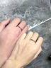DRAGBOLL莫比烏斯環(huán)情侶對戒足銀對戒活口表白結(jié)婚求婚送女友生日禮物 莫比烏斯-月老紅線-活口 曬單實拍圖