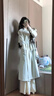 GARNUO白色風(fēng)衣外套女中長(cháng)款2025新款早春秋季韓系小個(gè)子高級感收腰大衣 白色 S 【80-110斤】 曬單實(shí)拍圖