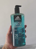 阿迪達斯 （adidas）男士沐浴露洗發(fā)水洗面奶三效合一 游泳去氯保濕 冰點(diǎn)熱情套裝1.2L 曬單實(shí)拍圖