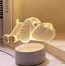 LZJV創(chuàng  )意可愛(ài)兔子3D小夜燈氛圍感床頭燈ins風(fēng)生日禮物送朋友臺燈 小萌狗 USB暖光 沖量促銷(xiāo) 曬單實(shí)拍圖