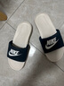 耐克NIKE休閑鞋男子一字拖鞋VICTORI休閑鞋CN9675-403海藍42.5 曬單實(shí)拍圖