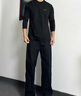 Camat Killy【5A抗菌莫代爾3.9CM半高領(lǐng)】2025新款高端男士長(cháng)袖T恤百搭打底衫 棕紅色（柔軟舒適親膚） 【全場(chǎng)滿(mǎn)2件減50元】 L 120-135斤 曬單實(shí)拍圖