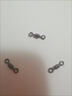 TLXT特大號(hào)八字環(huán)別針連接器8字環(huán)臺(tái)釣魚(yú)主線連接轉(zhuǎn)環(huán)配件垂釣魚(yú)用品 黑色轉(zhuǎn)環(huán) (50枚裝) 大號(hào)-2號(hào) (拉力50斤) 曬單實(shí)拍圖