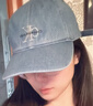 Calvin KleinJeans男女同款簡約ck刺繡字母潮流復(fù)古彎檐牛仔棒球帽禮物HX0278 曬單實(shí)拍圖