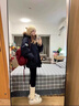 俞兆林羽絨棉服2025年新款冬季棉衣女工裝復(fù)古派克服韓系棉襖小個子外套 藏青色 M 曬單實(shí)拍圖