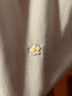 MPPMCK補衣服的補丁貼迷你小花布貼花朵手縫毛衣衣服破洞褲子窗簾修補裝 1#【白色--手縫款】6個(gè)裝 需要針 曬單實(shí)拍圖