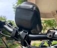 塔斯隊長(cháng)（TOSUOD）自行車(chē)車(chē)把包山地公路車(chē)前包防雨水導航手機支架車(chē)頭包騎行手機包 車(chē)把包 黑色（炫彩反光） 曬單實(shí)拍圖