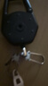達億瓦（DAIWA）CRBINER REEL 900 便安卷伸縮扣環(huán)帶掛環(huán) 路亞配件 40S金色【斜刃剪刀+1個(gè)掛鉤】新 繩子長(cháng)度約90cm 曬單實(shí)拍圖