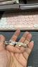 菜百首飾 足銀手鐲 童趣可愛小貓?zhí)ぱ┳沣y活口手鐲手飾送禮 定價 YS 開口式手鐲 定價 曬單實拍圖