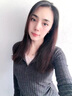 蕾絲拼接假兩件半開(kāi)領(lǐng)修身長(cháng)袖t恤女秋季新款內搭純欲打底衫上衣 深灰色 M 【100-115斤】 曬單實(shí)拍圖