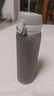 京東京造 保溫杯 純鈦彈蓋隨行【內(nèi)外純鈦】男女士水杯子 灰色 500ml 曬單實拍圖