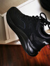 【真牛皮】GNAI休閑運動(dòng)鞋子男生真皮鞋男士戶(hù)外跑步春秋冬季加絨百搭青年學(xué)生平板鞋靴商務(wù)潮流男鞋潮鞋 黑色 真皮【隱形內增高】春秋四季 38碼 (240mm) 曬單實(shí)拍圖