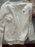Olrain歐芮兒純棉長(cháng)袖T恤女裝秋季法式刺繡休閑圓領(lǐng)上衣 楓葉繡花  M  曬單實(shí)拍圖