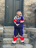 ULTRAMAN奧特曼衣服男童加絨加厚發(fā)光冬裝兒童賽羅男孩冬季套裝蜘蛛俠童裝 【歐布】（發(fā)光眼鏡） 140 【建議身高130-140cm】 曬單實(shí)拍圖