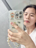圣圖朗ins五路財神適用17蘋(píng)果16pro手機殼15promax女手鏈14plus貝殼紋iPhone13自帶鏡頭膜11高級感12全包 鏡頭膜全包-銀色-順風(fēng)順水+手鏈 iPhone 15 Pro Ma 曬單實(shí)拍圖