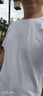 安踏（ANTA）速干衣短袖t恤男士運動(dòng)服寬松上衣冰感戶(hù)外透氣跑步訓練服健身男 【透氣速干】純凈白-1 L 曬單實(shí)拍圖