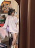 佐敘學(xué)院風(fēng)粉色假兩件長(zhǎng)袖t恤女款秋季韓版百搭甜美溫柔學(xué)生衛(wèi)衣外套 嫩粉色 L （95-110斤） 曬單實(shí)拍圖