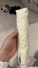 天堂 防紫外線(xiàn)陽(yáng)傘三折 遮陽(yáng)傘黑膠防曬傘蜜桃圖案晴雨傘 米黃 曬單實(shí)拍圖