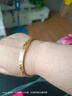 妗綺水貝黃金足金999包銀實(shí)心手鐲子24k金古法爆閃碎碎冰亮面鐲子 4mm碎冰冰52-64備注圈口18克 1克 曬單實(shí)拍圖