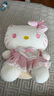 Hello Kitty三麗鷗毛絨玩具布娃娃玩偶鑰匙扣生日七夕情人節(jié)禮物 凱蒂貓公仔 曬單實拍圖