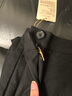 無(wú)印良品（MUJI） 女式橫豎彈力起毛寬擺裙長(cháng)半身裙裙子25年秋季 BE1XXC5A 黑色 XL (165/74A) 曬單實(shí)拍圖
