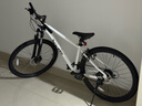 喜德盛山地自行車黑客500 X6鋁合金車架27.5大輪徑 油壓碟剎 白/灰黑15.5寸 曬單實拍圖