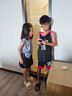 羅蒙女童裙子兒童百褶裙半身裙校園服大童小學生學院風短裙 黑色130 曬單實拍圖